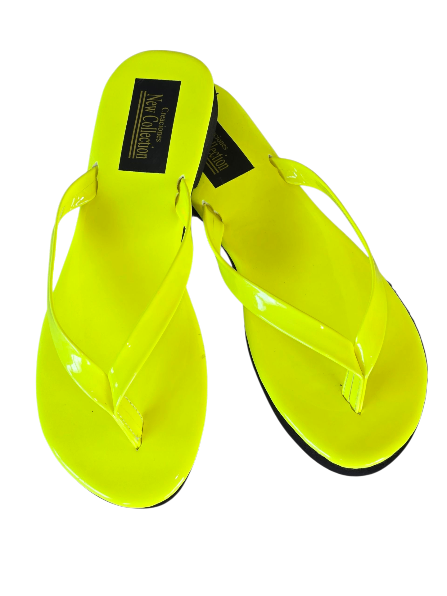Sandalias artesanales Hugo’s Amarillo neón